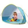 Glymnis Baby Beach Shelter Tenda da spiaggia Pop-up Baby Beach Tent con piscina separabile Protezione UV UPF 50+ Parasole Riparo per bambini piccoli 0-3 anni