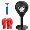 MEYAGOT Sacco da boxe da scrivania antistress Punching ball con ventosa Pungiball da tavolo per adulti e bambini Gadget da scrivania per alleviare lo stress Punching ball da scrivania