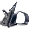 BSSTORE Specchietto Retrovisore Esterno con Calotta da Verniciare, Manuale con Sonda della Temperatura Compatibile con 500L (Destra - Lato Passeggero)