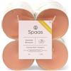 Spaas 8 x 8 Tealight alla Citronella Summer Blossom, 10 Ore, Rosa Cipria