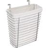 InterDesign iDesign Axis Portaoggetti/Portarifiuti per Armadietti, Metallo, Argento, 5x5x5 cm