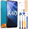 ARSSLY LCD Display per Samsung Galaxy A40 LCD Schermo per Samsung A40 SM-A405FN/DS A405F/DS Incell Touch Screen Digitizer con Vetro assemblato e Strumenti