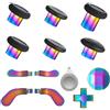 YUNMGALH Elite Series 2 Controller Accessories Kit - Thumbsticks, D-Pads and Trigger Paddles with Storage Case for Elite Series 2 Core (Rainbow)