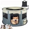 xiruiubao Recinto Cani, Portatile Box per Cani da Esterno e Interno, Pieghevole Recinzione per Cuccioli in Tessuto Oxford impermeabile, Box per Piccoli Animali, Gatti, Conigli (72 x 40cm)