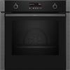 NEFF B6ACP7AG3, N 50, forno da incasso con supporto per vapore, Made in Germany, Slide and Hide, Air Fry, Pirolisi con Easy Clean, Sicurezza per bambini, Circotherm, 60 x 60 cm, Grafite Grey