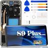 SRJTEK Incell - Schermo LCD di ricambio per Samsung Galaxy S9 Plus per Samsung Galaxy S9 Plus Display per Galaxy SM-G965F SM-G965U Digitizer Touch Sceen parti di riparazione con telaio (nero)