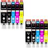 Amaprint 10 XL cartucce compatibili con Canon PGI 525 CLI 526 adatto per Pixma MG6150 MG6250 MG8150 MG8240 MG8250