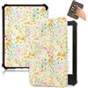 Fancity Custodia per Kindle Paperwhite da 6 (5a/6a/7a generazione), con cinghia da polso, funzione di accensione/spegnimento automatico per Kindle Paperwhite 1/2/3 (versioni 2012, 2013, 2015, 2016)