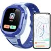 Mibro P6 smartwatch per bambini 4g con sim e gps orologio telefono con fotocamera e WiFi videochiamata,pulsante SOS,2ATM impermeabile