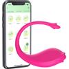 ASHMAV Uovo vibrante App Vibratore con telecomando Bluetooth Clitoride G Spot Indossare vibratori Mutandine con uova vibranti Giocattoli sessuali Per Donne Adulti Potente vibratore