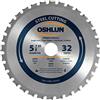 Oshlun SBF-059032 Lama per sega MTCG a 32 denti con albero da 20 mm (boccola 5/8) per acciaio dolce e metalli ferrosi