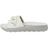 Inblu Ciabatte Donna Mare con Maxi Catena Colorata, Sandali, Bianco, 36 EU
