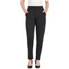 Bamans Pantaloni Stretti per Signore Nero Alto con Tasche Pantaloni Casual Eleganti