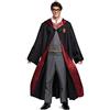 Disguise Men's Harry Potter Deluxe Adult Costume, Black & Red, Medium (38-40)