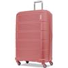 American Tourister Stratum 2.0 - Valigia rigida espandibile con ruote girevoli, Corallo morbido, 20-Inch Carry-On, Stratum 2.0 - Valigia rigida espandibile con ruote girevoli