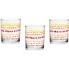 Cerve Set 3 Bicchieri da Tavola Acqua Vino in Vetro Linda Look 220 CC