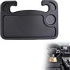Rakiuty Supporto Portatile da Tavolo Auto,Vassoio del Tavolo da Auto e Supporto,Tavolo da Scrivania Portatile per Volante per Auto,Auto Volante Scrivania Supporto,Nero Tavolo da Pranzo per Volante Auto