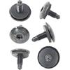 VHEUHZ 6 pezzi Coprire le viti con la guarnizione del tetto del veicolo pannello del tetto compatibile con VW T5 T6 AMAROK WHT006148