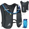 ONETOALL Zaino Trail Running Uomo 6L con Sacca Idrica da 2L, Running Vest per Donna, Zaino Bici Piccolo & Ultraleggero per Moto e MTB