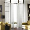 Curtainworks Soho Voile Sheer Grommet Panel, Winter White, 59 by 95 Inches