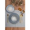Hermia Concept Elegante set da 24 pezzi, 100% porcellana | Include piastre di servizio, ciotole, piatti da dessert | Lavastoviglie e Microwave Safe | Perfetto per ogni occasione