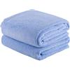JML Asciugamani da bagno di lusso per hotel e spa (confezione da 2, 76,2 x 152,4 cm), set di asciugamani in pile ad alta densità da 350 g/m², super morbidi e assorbenti, non lasciano pelucchi,