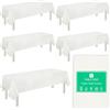 Talking Tables Table Kind 5 x Tovaglia Monouso In Carta Bianca Semplice Per Feste Di Compleanno Matrimoni Catering Ristoranti Anniversari FSC Riciclabile 180 Cm X 120 cm
