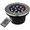 WZYJLyds Luci giardino proiettore da terra all'aperto giardino faretto subacqueo da incasso Dimmerazione RGB Con telecomando Illuminazione del paesaggio IP67 impermeabile prato, Terrazza, ponte, piscina ( Colo