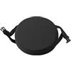 Xpnit Cuscino rotondo per sedia, 40/45/50 cm, con fibbia antiscivolo, per interni e casa (33 x 33 x 3 cm, nero)