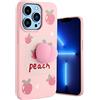 Yoedge Compatibile per Samsung Galaxy A50/A30S/A50s Cover con 3D Cartone Carino Disegni 6,4, Custodia Protettiva Ultra Sottile in Silicone TPU Rosa Antiurto Flessibile Bumper Case, Pesca 3