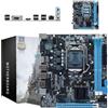 Sxhlseller Scheda Madre Micro ATX con Slot CPU LGA 1155, Scheda Madre da Gioco con Doppio Canale DDR3 M.2 NVMe NGFF HD Uscita VGA per Socket LGA1155 I3 I5 I7