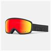 Giro Snow - Occhiali da sci unisex, per adulti, colore grigio wordmark vivid ember, taglia unica