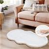 ORINOVA Tappeto Camera da Letto Bianco 60x120 cm Salotto Morbido Tappeto Lavabile Moderno