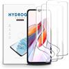nvskvd 3 Pezzi Pellicola Protettiva Idrogel per Xiaomi Redmi 12C, Pellicola Protettiva TPU per Trasparente HD Morbida Display ID Impronte Digitali(Non Vetro Temperato)