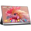 UPERFECT Monitor Portatile UPERFECT 4K 15,6 Pollici Display Mobile con 3840 * 2160 UHD 100% AdobeRGB 1200:1 Contrasto Schermo IPS per Laptop PC Cellulare Console di Gioco, Corpo in Metallo, Compatibile VESA