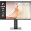 Thomson Monitor Business 27 pollici Full HD con fotocamera pop-up, pannello IPS 100Hz, alimentazione USB-C 65W, due altoparlanti, HDMI, nero, M27FB7C14V
