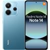 Xiaomi Redmi Note 14 Smartphone 4G 6GB+128GB 108MP AI Camera All-Star Durability MediaTek Helio G99-Ultra 120Hz Eye-Care Display 5500mAh Battery, with Charge, Without NFC (Blue)