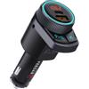 FEEGAR F Feegar Q300 Pro Trasmettitore FM Bluetooth Stereo AUX Ricerca automatica QC3.0 PD 38W Caricabatteria per auto USB Microfono HD Tipo C PD 3.0/4.0 Assistente Siri Mostra