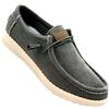 Mocassini Uomo Tela Scarpe Barca Slip on Comode Leggere Casual Traspiranti VEQUE