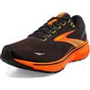 Brooks Ghost 15, Scarpe da corsa Uomo, Nero (Black Yellow Red), 41 EU
