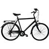Cicli Puzone BICI MISURA 28 CITY BIKE TREKKING DA PASSEGGIO TINTA UNITA UOMO TELAIO ALLUMINIO CAMBIO 6V MADE IN ITALY ART. 67USG (60 CM)