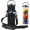 AF-WAN Custodia per frullatore Portatile con Tracolla per Ninja BC151EUBK/BC151EUNV/BC151EUCR/BC151EUEM/BC151EUPR/BC151EUWH Blast Wireless Blender Portatile 530ml (Nero)