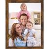 Giftgarden Cornice 15x20 PVC Marrone Rustico, Portafoto da Tavolo e Parete, Decorazione per Casa, Ufficio, Azienda,1 Pezzo