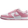 NIKE Dunk Low, Sneaker Donna, White Elemental Pink, 39 EU
