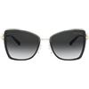 Michael Kors 0MK1067B Occhiali, Black/Grey Shaded, 55 Unisex-Adulto