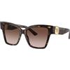Dolce & Gabbana DG4470 502/13 | Occhiali da Sole Graduati o Non Graduati | Prova Online | Plastica | Quadrati, Cat Eye, Ovali / Ellittici | Havana | Adrialenti