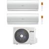 Ferroli Climatizzatore Dual split Ambra M 9+18 con 2CP001CF-27-3 R-32 Inverter Wi-Fi Classe A++ ,