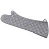 LEONE Guanto forno cotone / poliestere grigio 61 cm