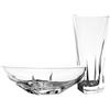 RCR CRISTALLERIA ITALIANA Fusion set vaso fiori Ø cm 14,5x30h 27014 + centrotavola cm 30,5x9,9h 26011