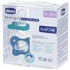 Chicco Dual Soft Succhietto Azzurro 16-36 Mesi 2 St